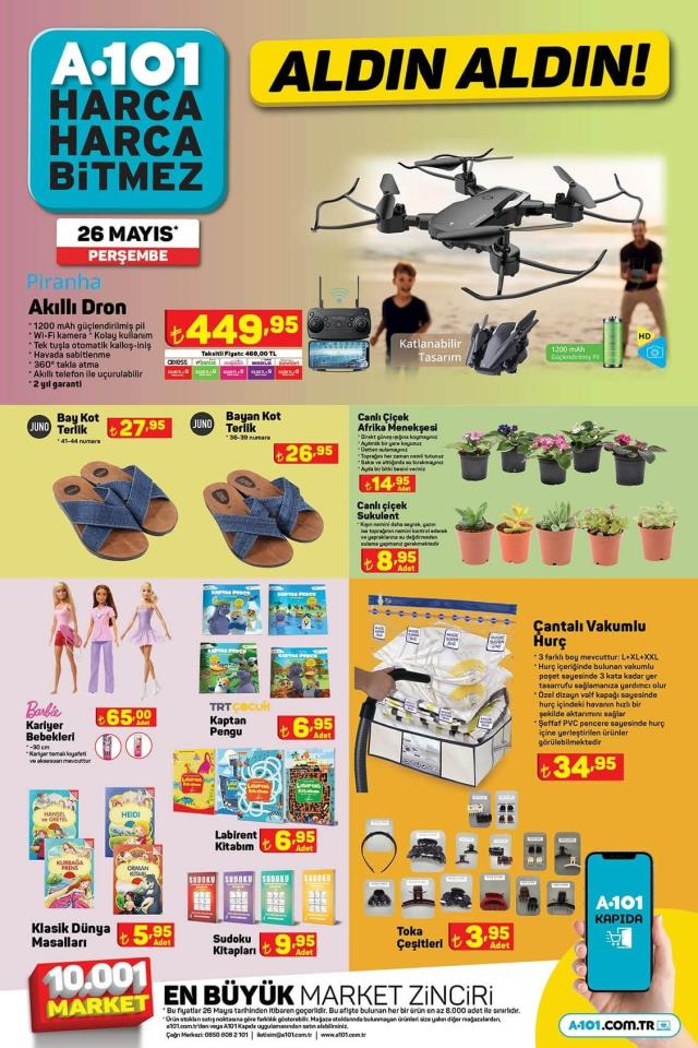 26 Mayıs A101 kataloğu: A101'e gelen ürünler! A101 bu hafta katalog ürünleri neler? A101'e gelecek ürünler ve A101 fiyat listesi...