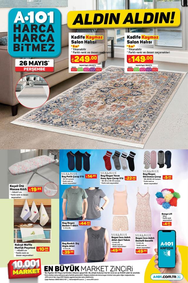 26 Mayıs A101 kataloğu: A101'e gelen ürünler! A101 bu hafta katalog ürünleri neler? A101'e gelecek ürünler ve A101 fiyat listesi...