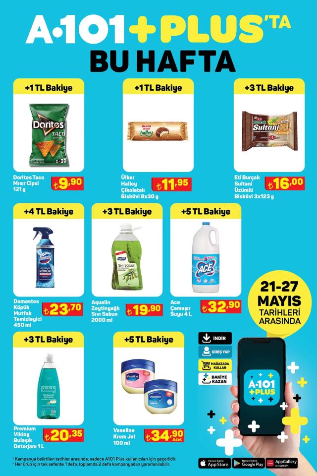 A101 hafta sonu indirimleri! 21 Mayıs - 27 Mayıs A101 haftanın yıldızları bu hafta hangi ürünler? A101'e gelecek ürünler ve A101 fiyat listesi!