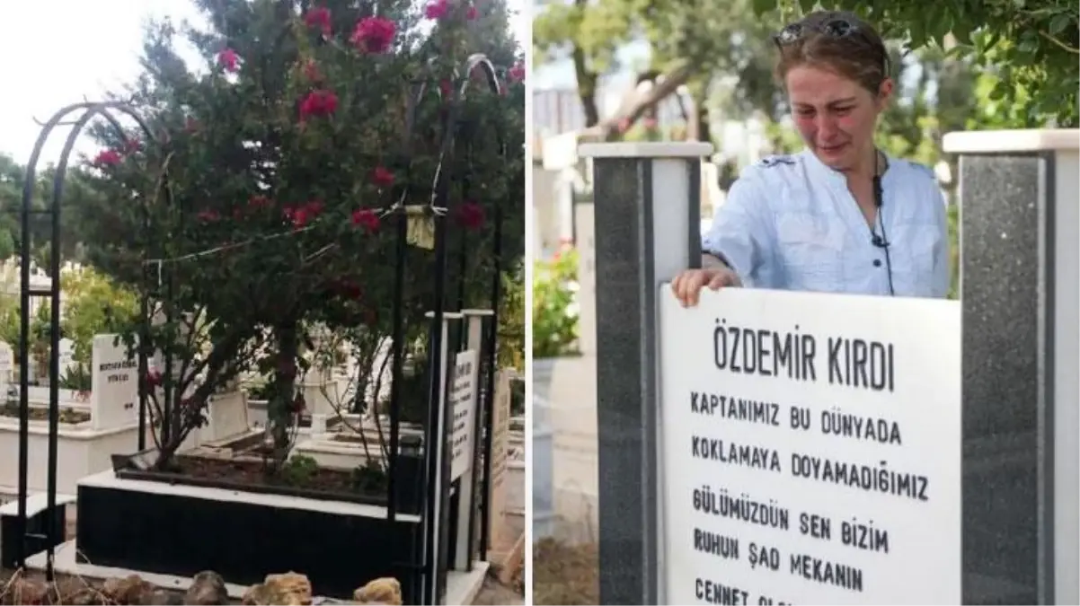 Babasının mezar demirleri çalındı, manzarayı gören evlat hüngür hüngür ağladı