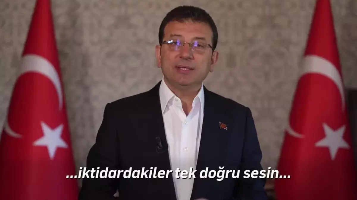 İmamoğlu'ndan 'Milletin Sesi'ne Çağrı: 'Yeri Göğü Adalet Diye İnletme Günüdür'