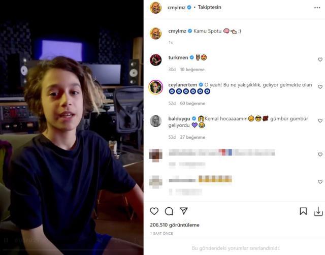 Cem Yılmaz oğlundan Erşan Kuneri önerisi: 18 yaşından küçükler izlemesin