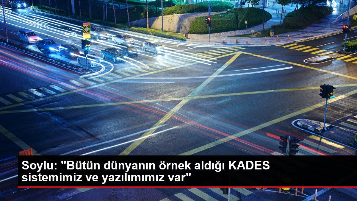 Soylu: 'Ehliyeti kimliğe yüklüyorduk, şimdi kimliği de ehliyete yükleyebileceğimiz yeni bir süreç başlatıyoruz'