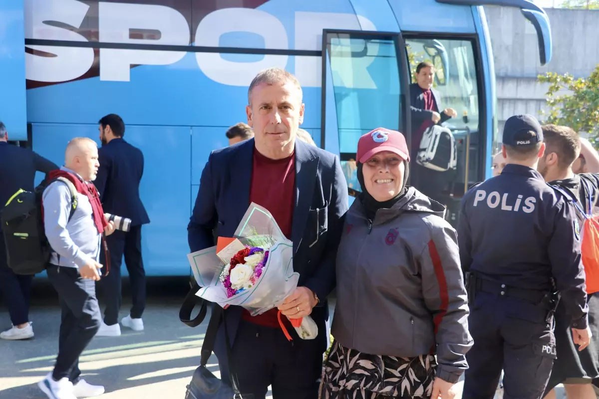Trabzonspor kafilesi İstanbul'a gitti