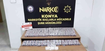 Konya'da polisten kaçan şüpheli araçtan uyuşturucu çıktı