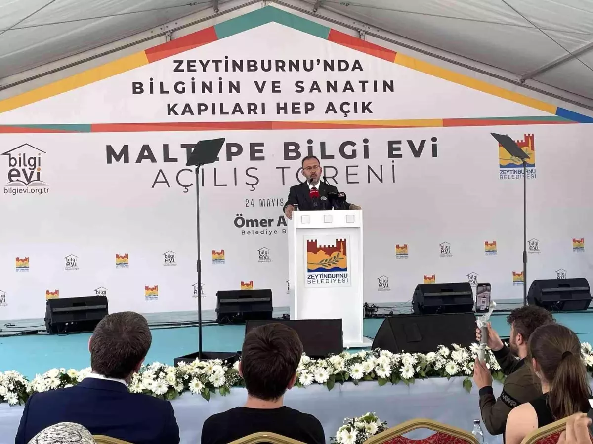Zeytinburnu'nda 8. Bilgi Evi açıldı