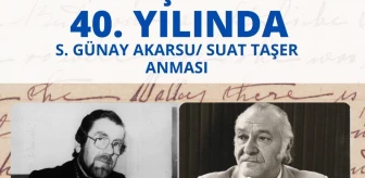 Sabri Günay Akarsu ve Suat Taşer, İzmir'de Anılacak