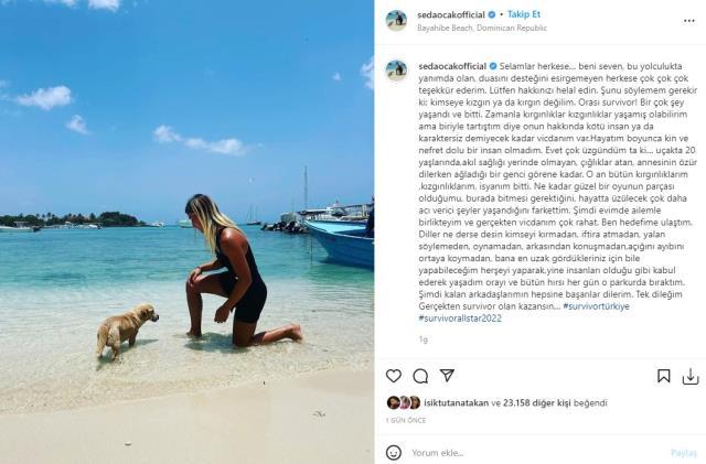 Survivor'dan elenen Seda'dan 'Adada mangal yakılıyor' iddiasına cevap: Açlıktan 49 kiloya düştüm