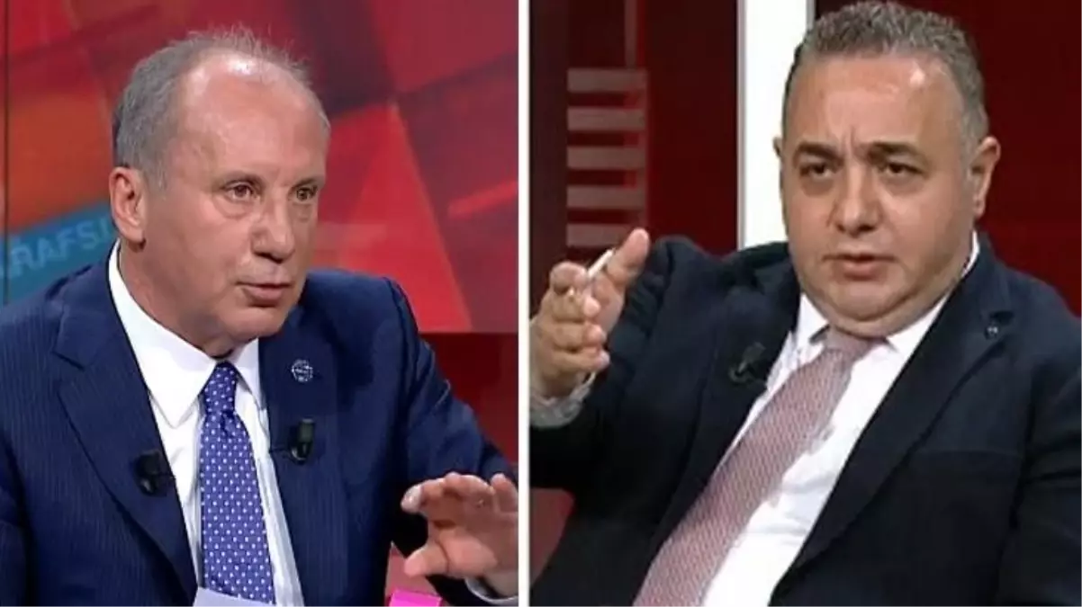 CNN Türk canlı yayınına Muharrem İnce ve Zafer Şahin arasındaki polemik  damga vurdu