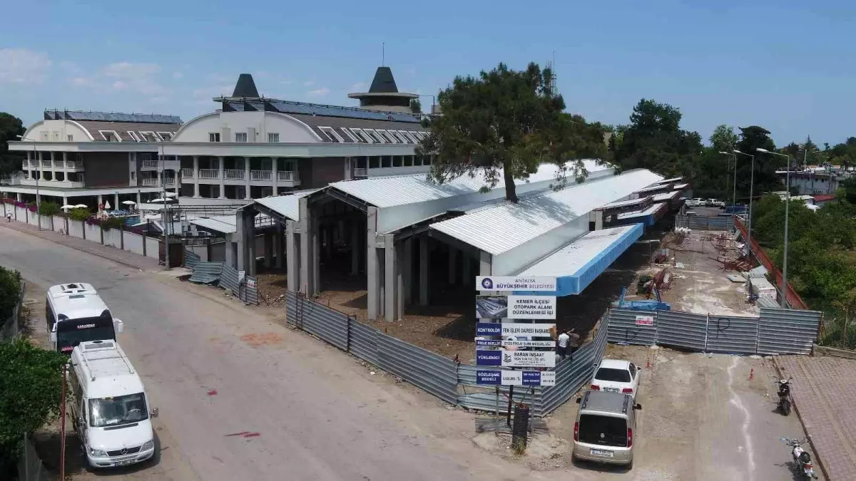 Kemer Otopark ve Pazar Yeri Turizm Sezonuna Hazır