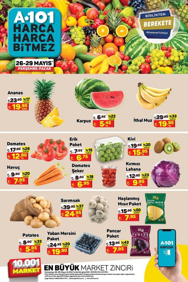 A101 hafta sonu indirimleri! 28 Mayıs - 3 Haziran A101 haftanın yıldızları bu hafta hangi ürünler? A101'e gelecek ürünler ve A101 fiyat listesi!