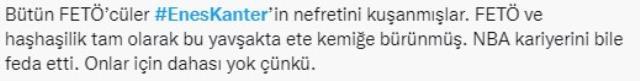 FETÖ'cü Enes Kanter'den alçak paylaşım! Sosyal medyada her kesimden tepki yağıyor