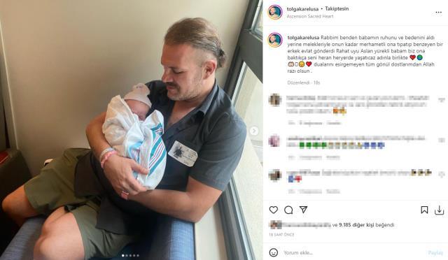 Oyuncu Tolga Karel, dördüncü kez baba oldu