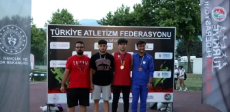 Türkiye Atletizm Şampiyonasından çifte madalya ile döndüler