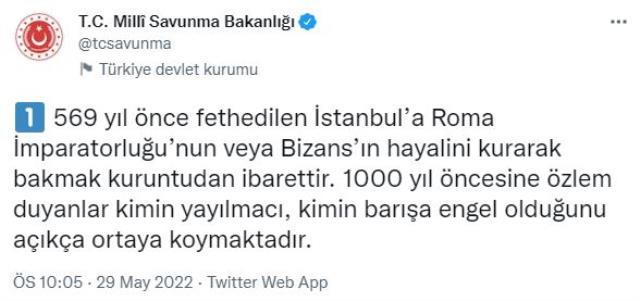 MSB'den Ayasofya paylaşımı! Gerçekleri Yunanistan'ın yüzüne vurdular MSB'den Ayasofya paylaşımı! Gerçekleri Yunanistan'ın yüzüne vurdular