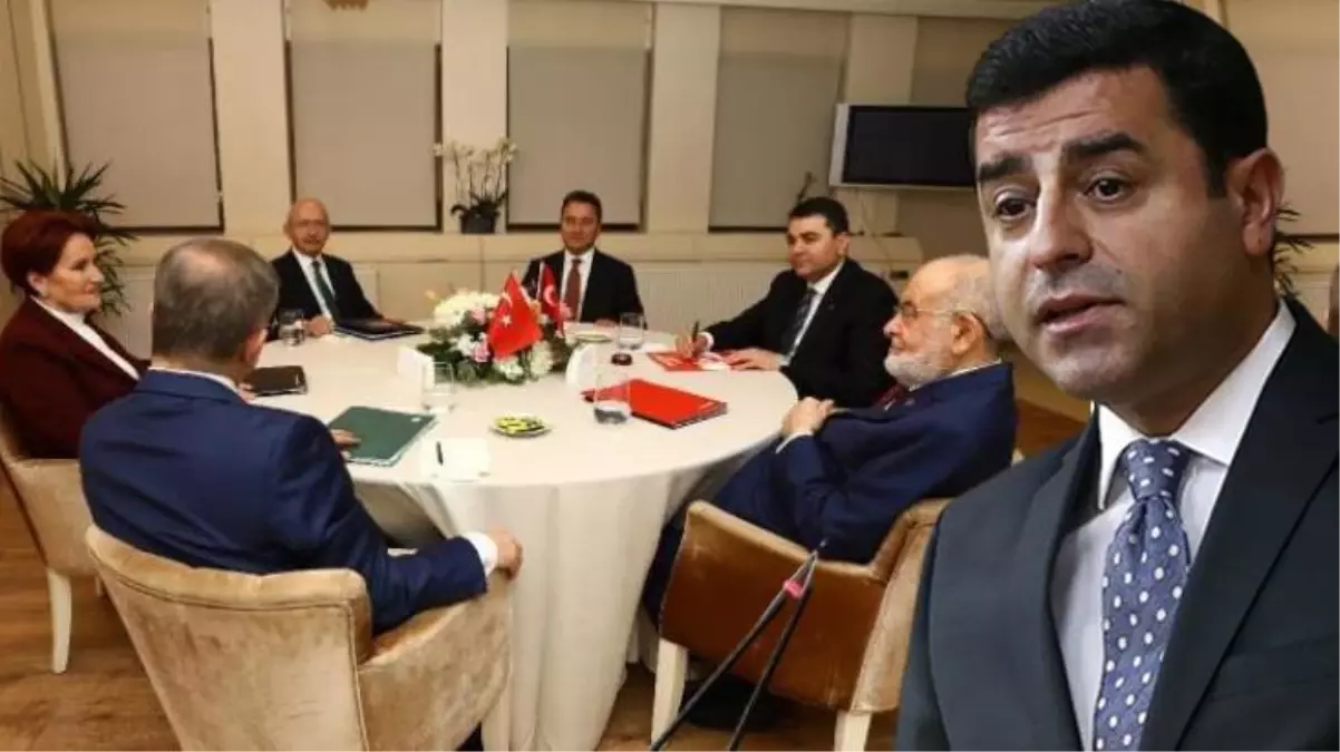 Demirtaş yazdığı mektupla 6'lı masayı yerden yere vurdu: Siz hiç utanmıyor musunuz?
