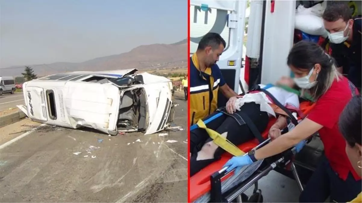 Öğrencileri taşıyan servis ile tır çarpıştı: 2'si ağır 11 yaralı