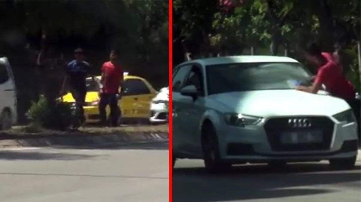 Sürücülerin kabusu oldular! Kırmızı yanınca zorla para isteyip, taciz ediyorlar