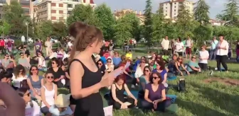 Eskişehir'de 'Yogalı' Protesto