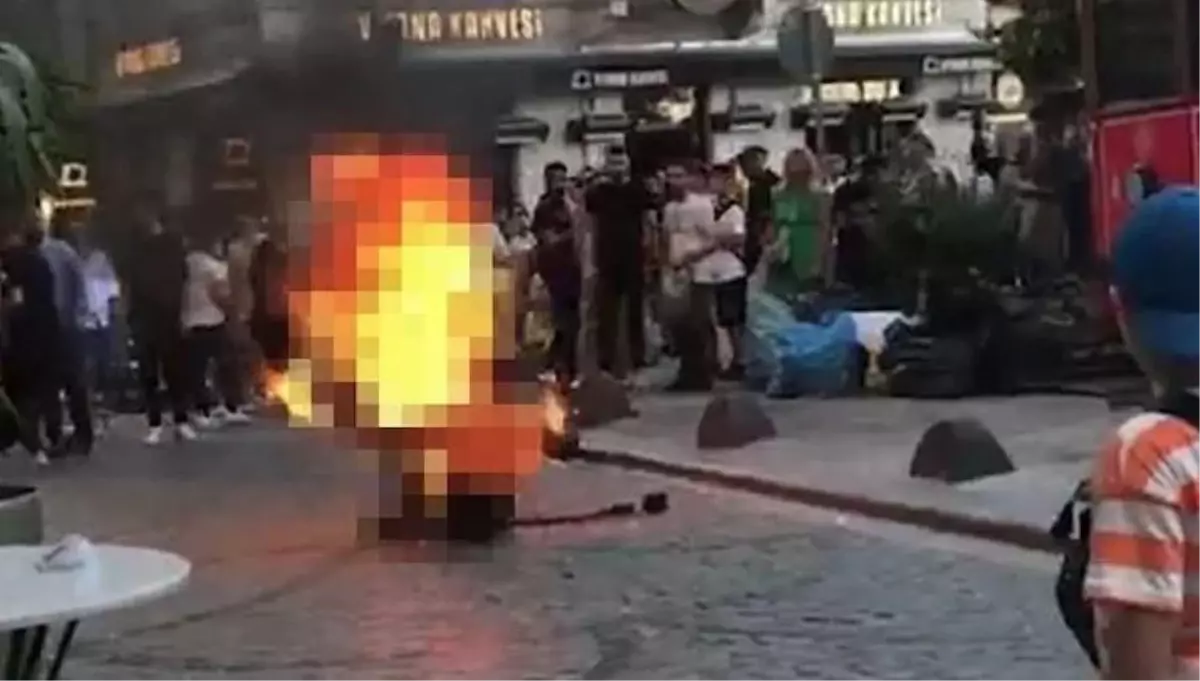 Galata Kulesi önünde kendini yakan adam Konyalı mı nereli?