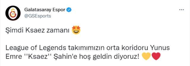 Galatasaray Espor yeni transferini duyurdu