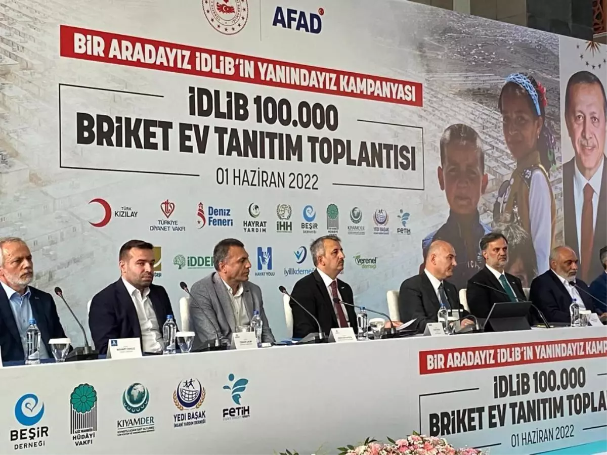 Soylu: '100 bin briket ev hedefine adım atıyoruz'