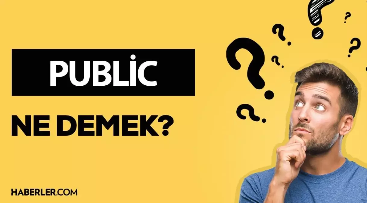 Public ne demek? Public anlamı ne?