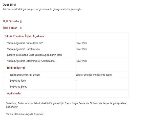 Son Dakika: Bir rüya gerçek oluyor! Fenerbahçe, Jorge Jesus'u resmen açıkladı