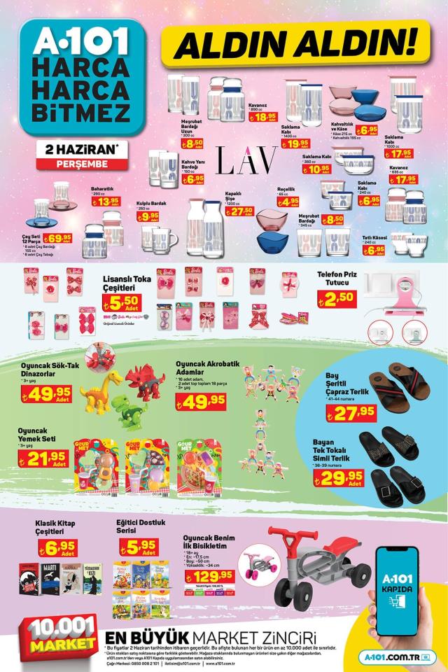 2 Haziran A101 kataloğu: A101'e gelen ürünler! A101 bu hafta katalog ürünleri neler? A101'e gelecek ürünler ve A101 fiyat listesi...