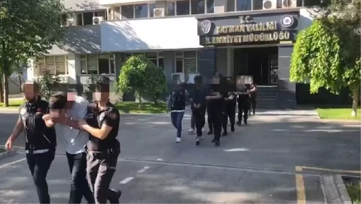 Batman'da 'uyuşturucu' operasyonu; 14 tutuklama