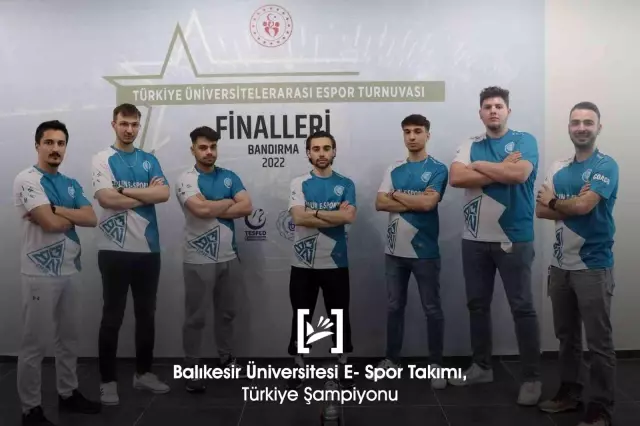 Balıkesir Üniversitesi espor takımı Türkiye şampiyonu oldu