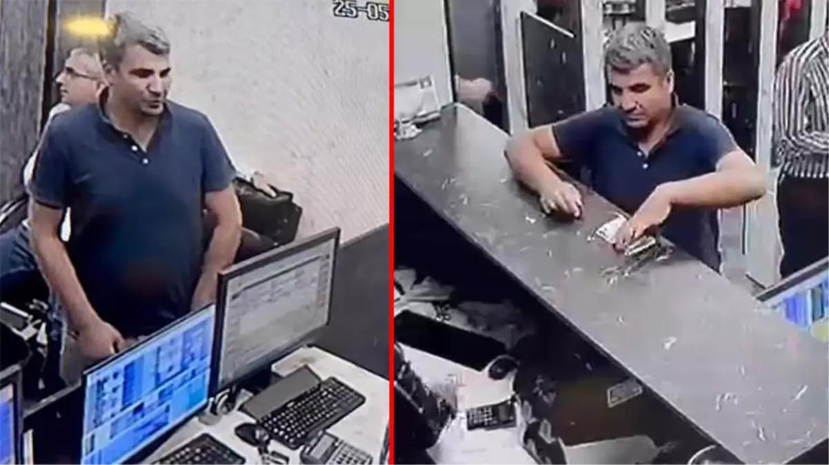Döviz bürosunda bin euro fazla para alan şahıs arkasına bile bakmadan gitti