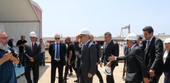 SSB Başkanı Demir, Akaryakıt Gemisi Tedariki Projesi Sac Kesim Töreni'nde konuştu