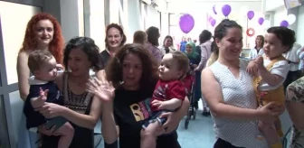Tüp bebek tedavisi ile dünyaya gelen bebekler Üsküdar'da buluştu