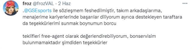 Galatasaray Espor bir oyuncusuna daha veda etti! Ayrılık sonrası takım arayışlarına başladı