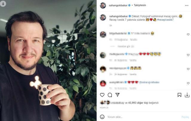 Şahan Gökbakar, merakla beklenen Recep İvedik 7'den ilk kareyi paylaştı