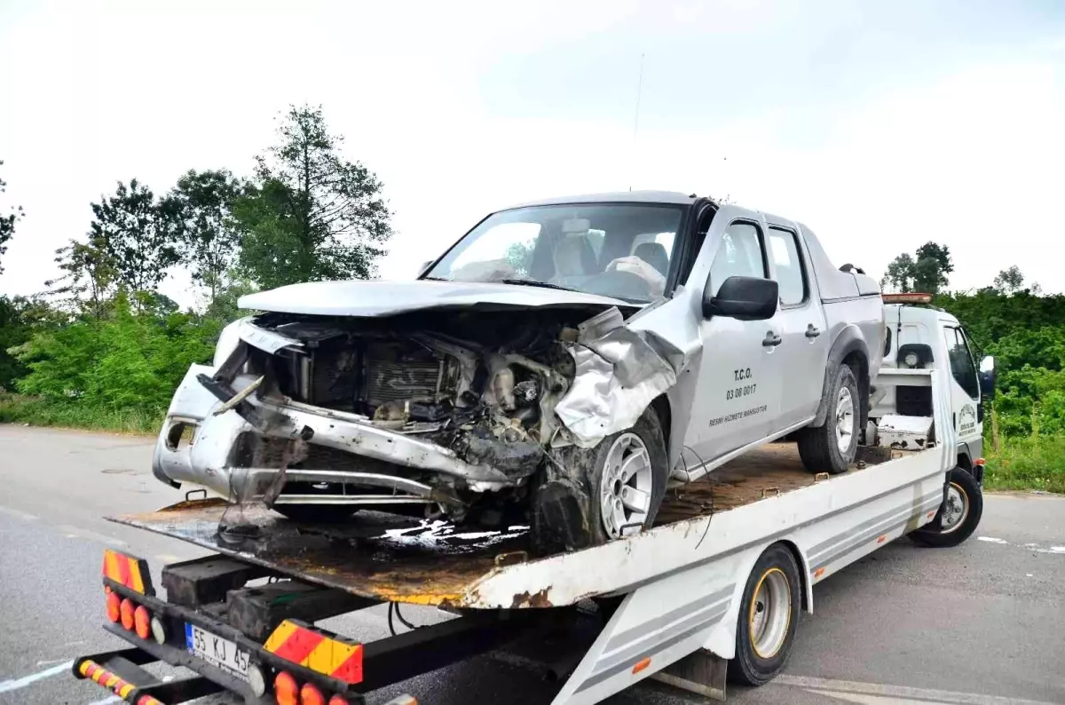 Samsun'da feci kaza: 1 ölü, 2 yaralı