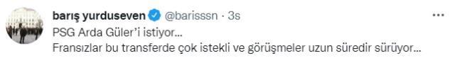 Arda Güler PSG'ye mi gidiyor? SON DURUM! Arda Güler PSG'ye transfer mi olacak?