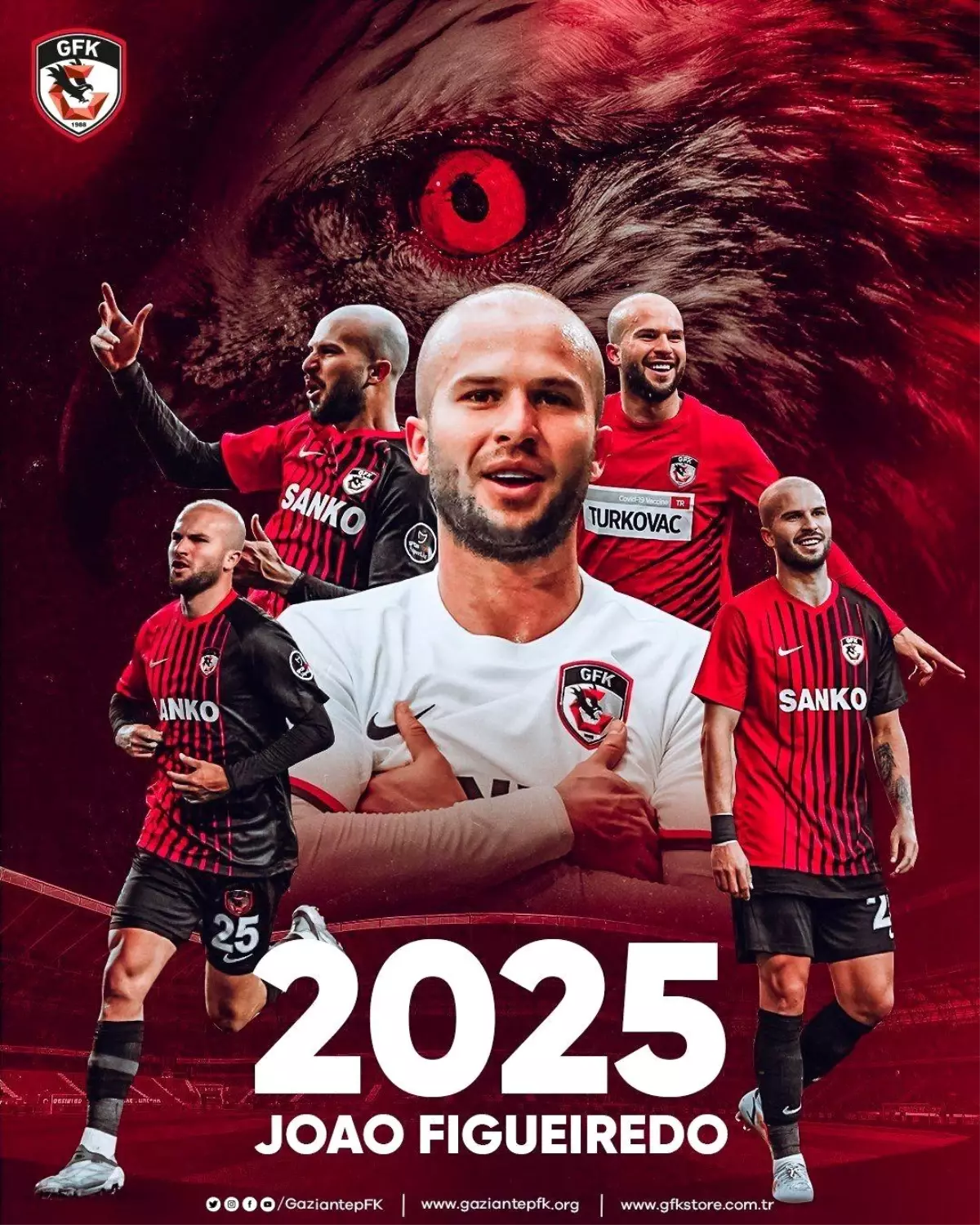 Gaziantep FK, Figueiredo ile 3 yıllığına anlaştı