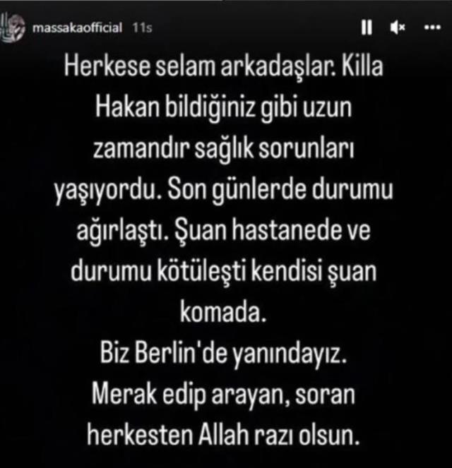 Killa Hakan öldü mü? Killa Hakan hasta mı, sağlık durumu ne? SON DAKİKA Killa Hakan'a ne oldu?