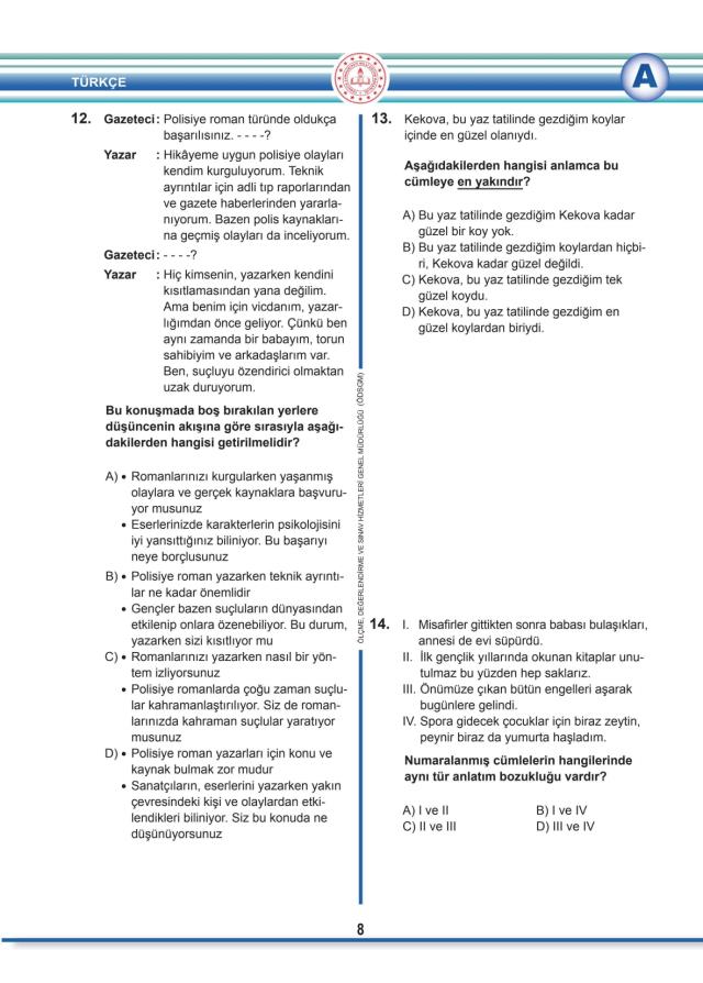 LGS soruları yayınlandı mı? MEB 2022 LGS soruları ve cevap anahtarı! LGS soruları yayınlandı mı? MEB 2022 LGS soruları ve cevap anahtarı!