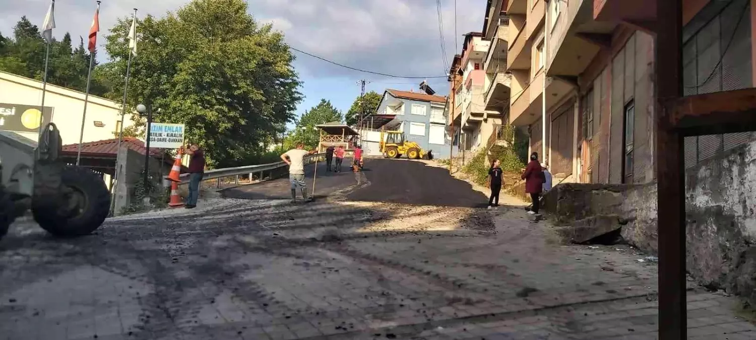 Ormanlı'da asfalt çalışmaları başladı