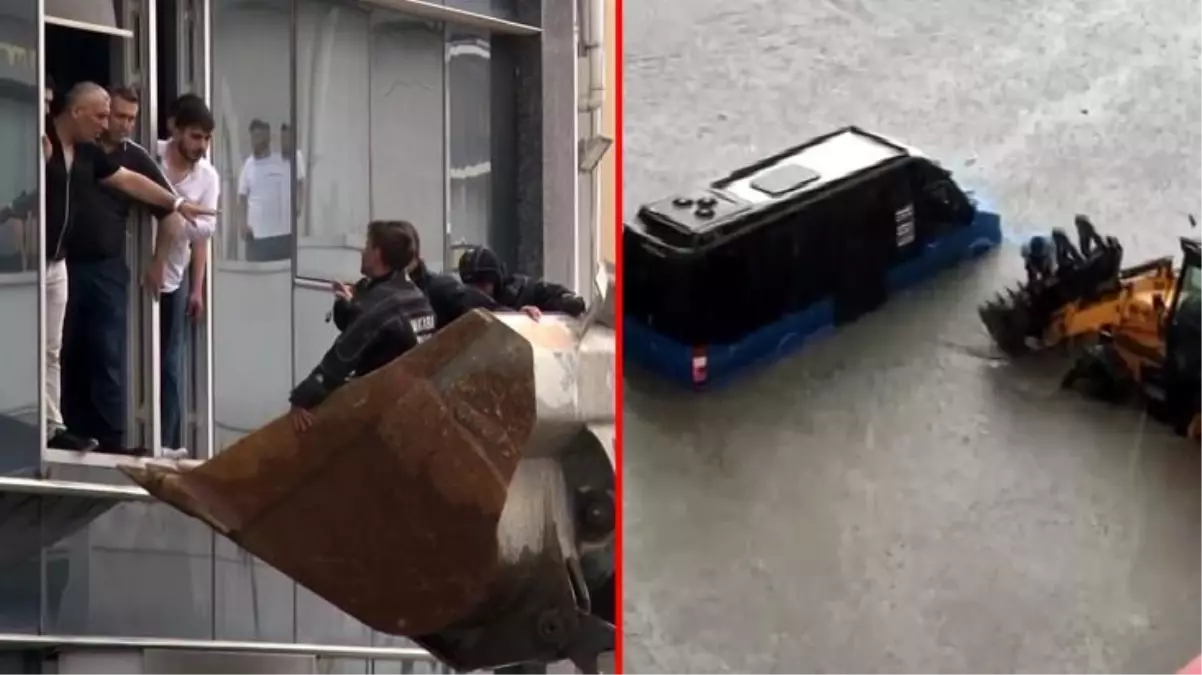 Ankara'da sağanak yağış nedeniyle yollar göle döndü! 11 kişi yaralandı, tahliyeler devam ediyor