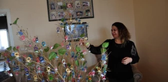 Fedakar anne, 2 bin emzikle oluşturduğu ağaç ile Guinness Rekorlar Kitabı'na girmeye hazırlanıyor