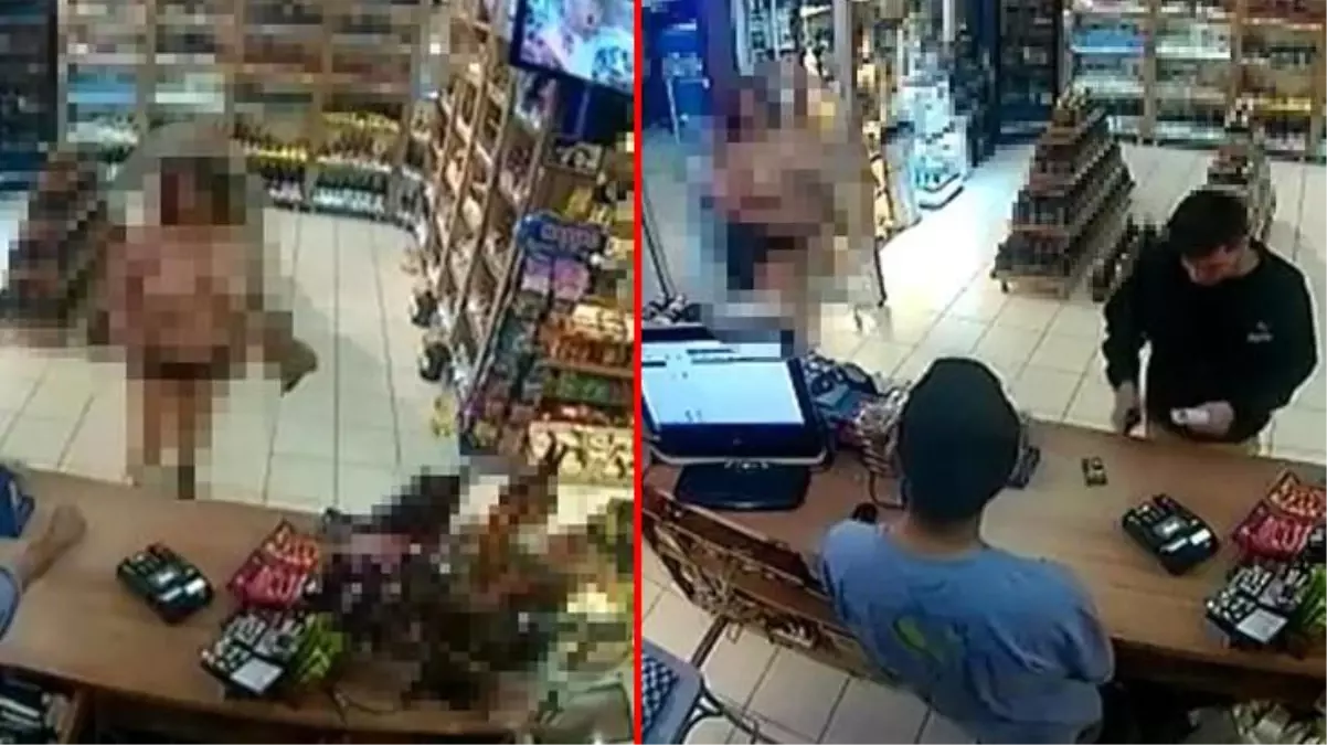 Tekel bayisine yarı çıplak giren kadın adli kontrol şartıyla serbest bırakıldı