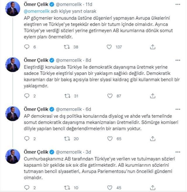 AK Parti Sözcüsü Çelik'ten AP'nin Türkiye raporuna tepki: Gerçeklerden kopuk ve sorumsuz
