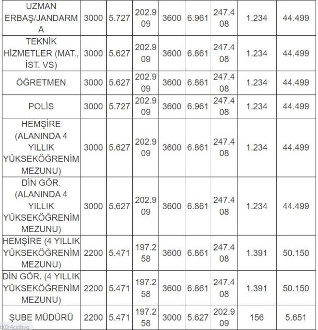 Ek gösterge düzenlemesi emekli memurların gelirlerini artıracak! İşte meslek meslek zamlı maaş ve ikramiyeler