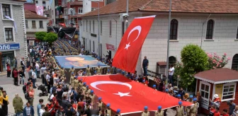 95 kilometrelik 'Atatürk ve İstiklal Yolu Yürüyüşü'ne komandolar da katıldı