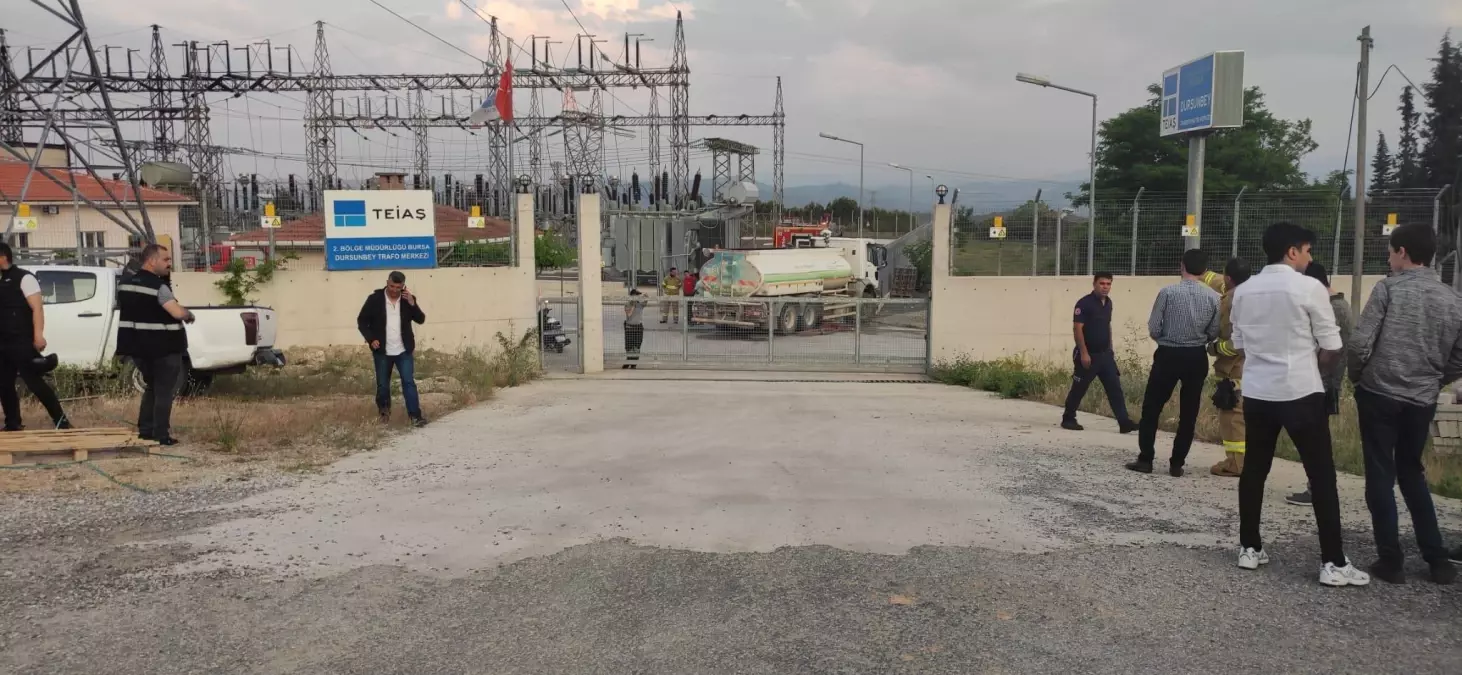 Trafoda yangın çıktı, ilçe elektriksiz kaldı