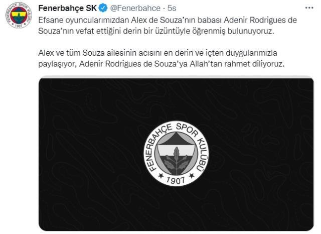 Alex de Souza'nın acı günü! Efsane futbolcuya taziye mesajı yağıyor